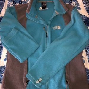 Thick , warm fleece North Face jacket.